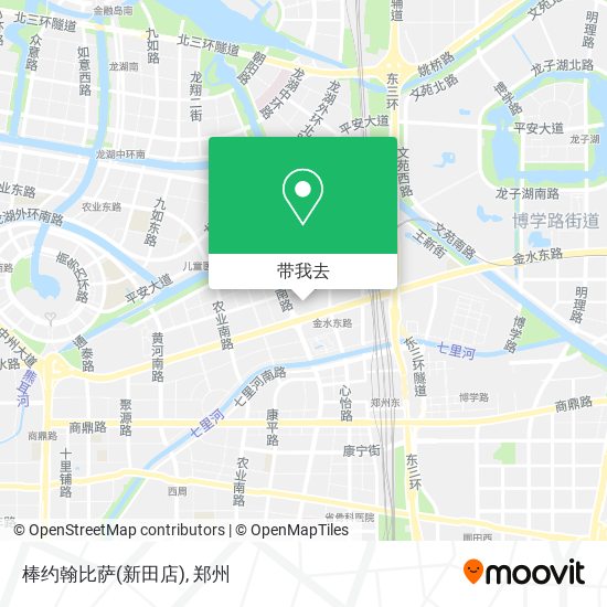 棒约翰比萨(新田店)地图