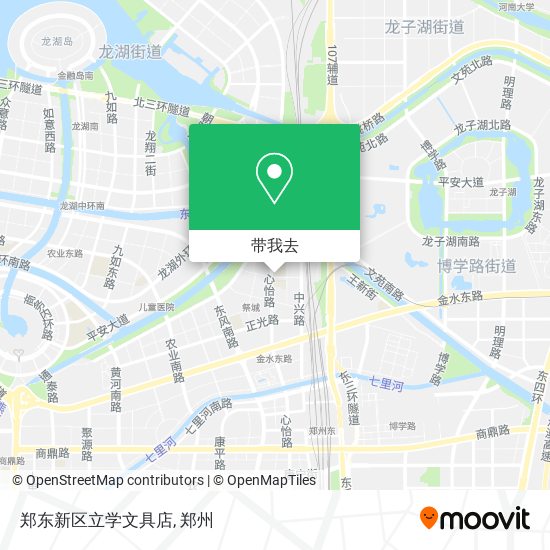 郑东新区立学文具店地图