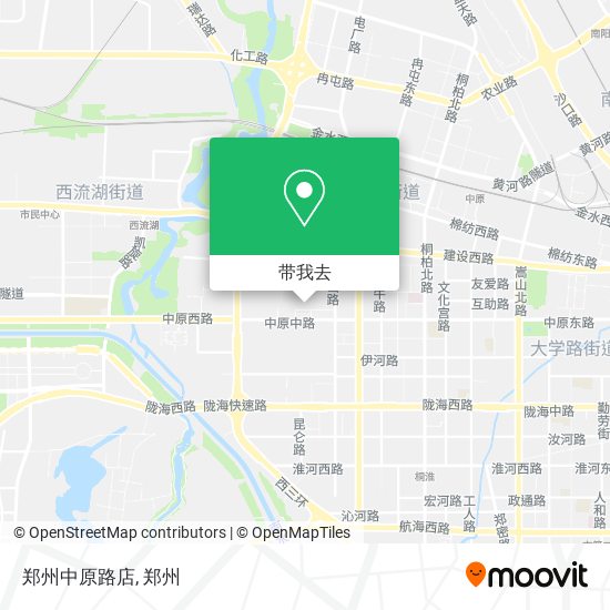 郑州中原路店地图