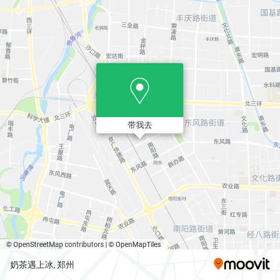奶茶遇上冰地图