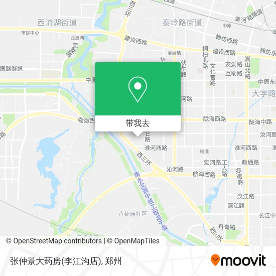 张仲景大药房(李江沟店)地图