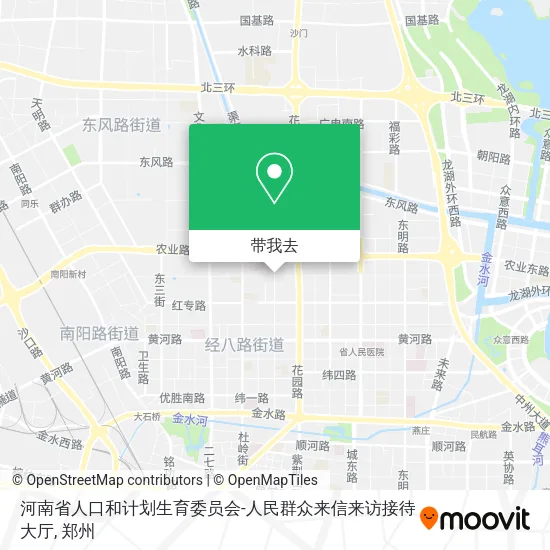 河南省人口和计划生育委员会-人民群众来信来访接待大厅地图