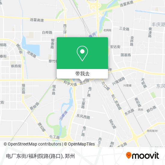 电厂东街/福利院路(路口)地图