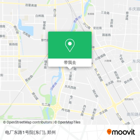 电厂东路1号院(东门)地图