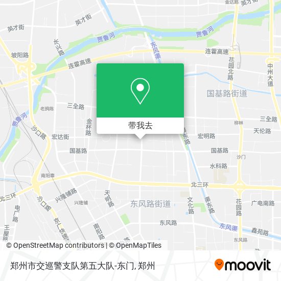 郑州市交巡警支队第五大队-东门地图