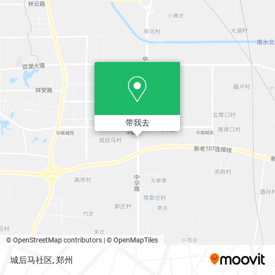 城后马社区地图