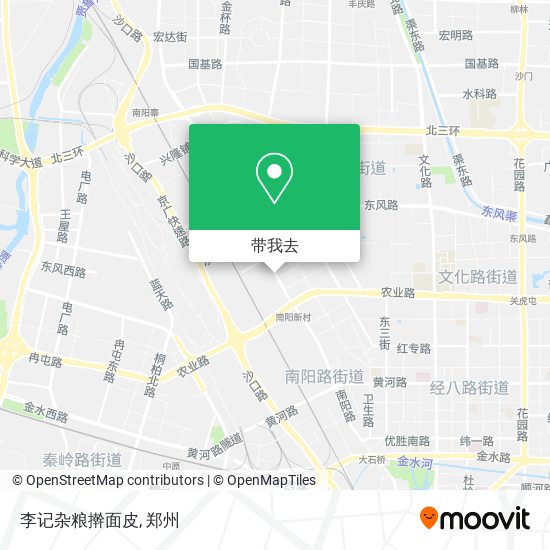 李记杂粮擀面皮地图
