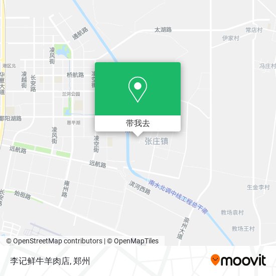 李记鲜牛羊肉店地图