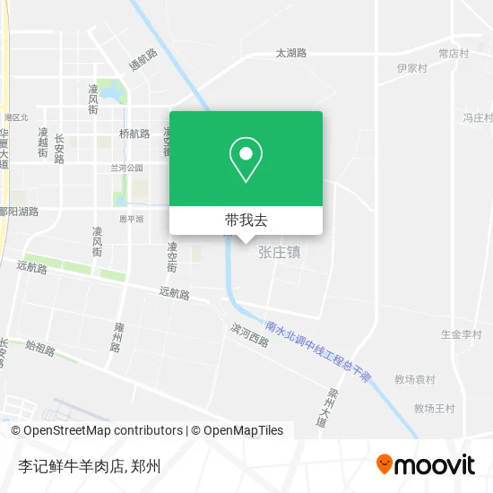 李记鲜牛羊肉店地图