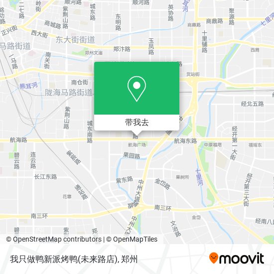 我只做鸭新派烤鸭(未来路店)地图