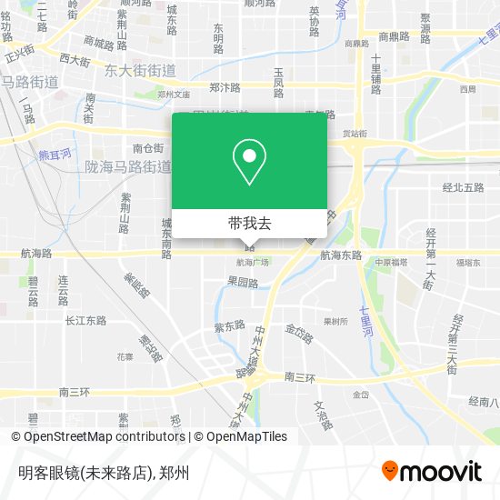 明客眼镜(未来路店)地图