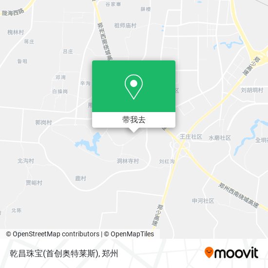 乾昌珠宝(首创奥特莱斯)地图