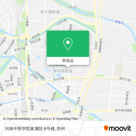 河南中医学院家属院-8号楼地图