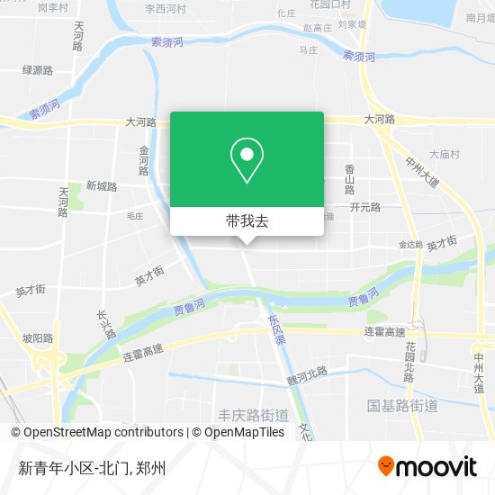 新青年小区-北门地图