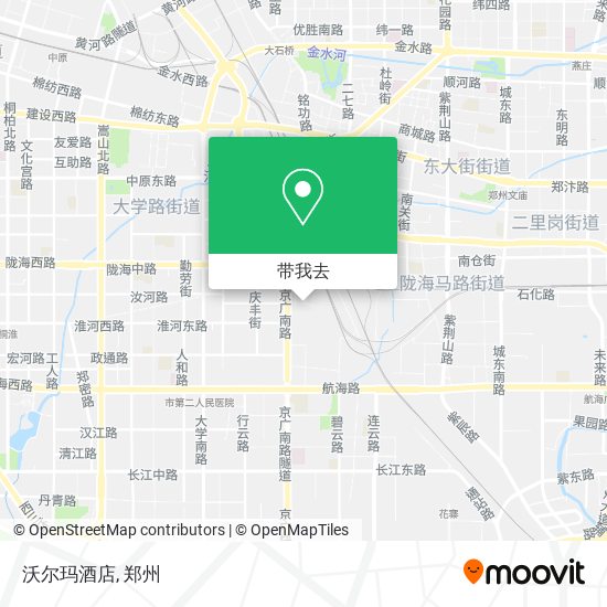 沃尔玛酒店地图