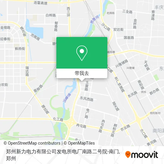 郑州新力电力有限公司发电所电厂南路二号院-南门地图