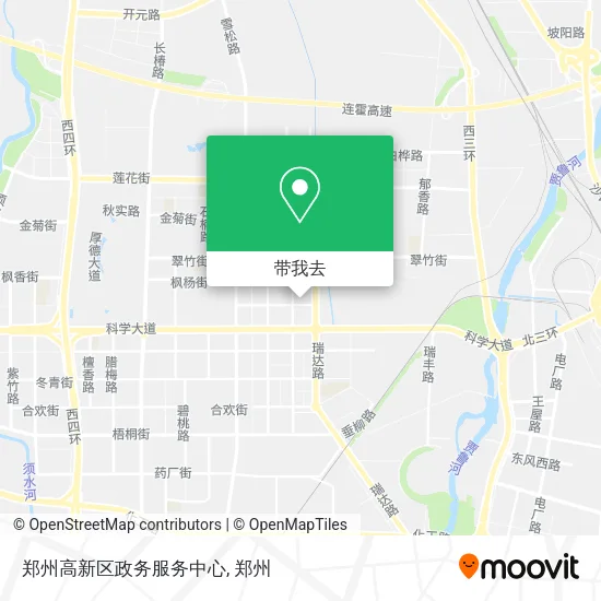 郑州高新区政务服务中心地图