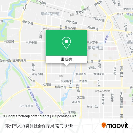 郑州市人力资源社会保障局-南门地图