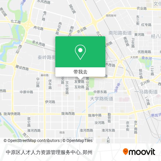 中原区人才人力资源管理服务中心地图