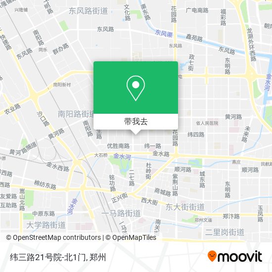 纬三路21号院-北1门地图