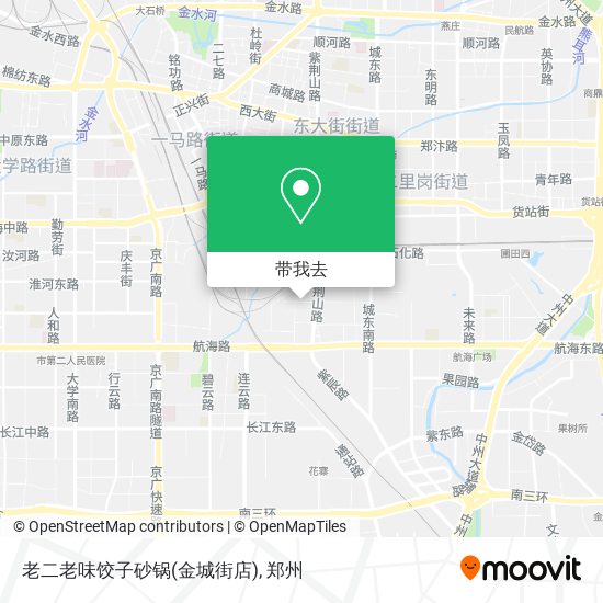 老二老味饺子砂锅(金城街店)地图
