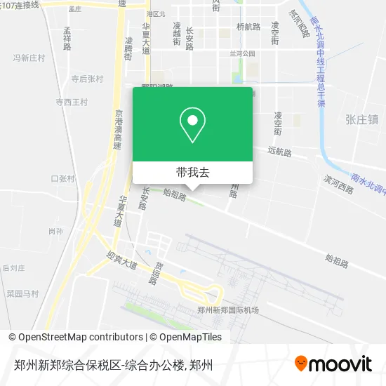 郑州新郑综合保税区-综合办公楼地图