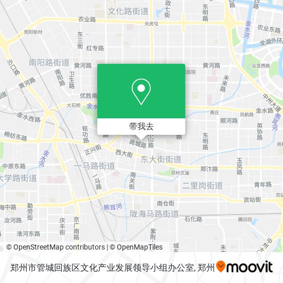 郑州市管城回族区文化产业发展领导小组办公室地图