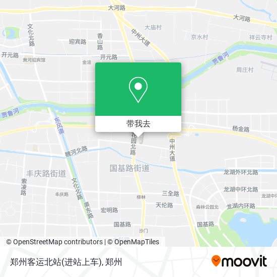 郑州客运北站(进站上车)地图