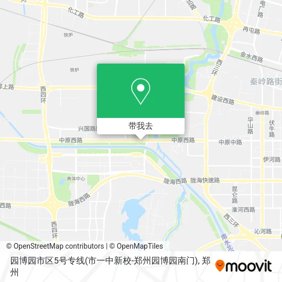 园博园市区5号专线(市一中新校-郑州园博园南门)地图