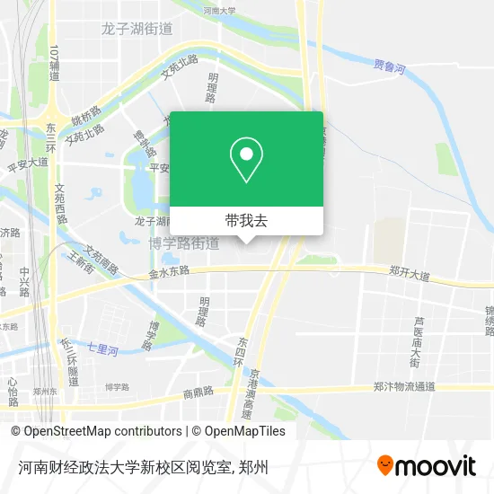 河南财经政法大学新校区阅览室地图