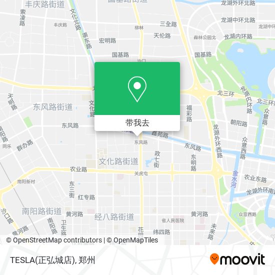 TESLA(正弘城店)地图