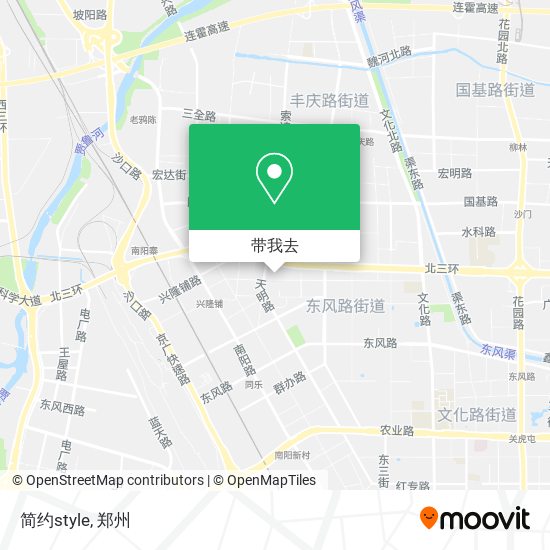 简约style地图