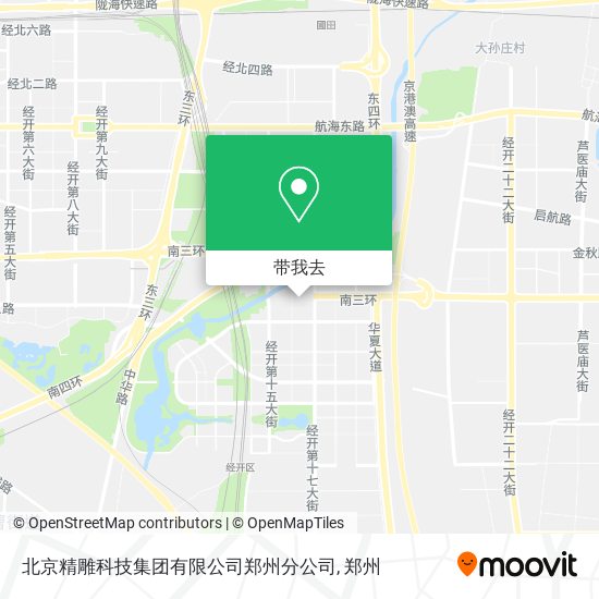 北京精雕科技集团有限公司郑州分公司地图