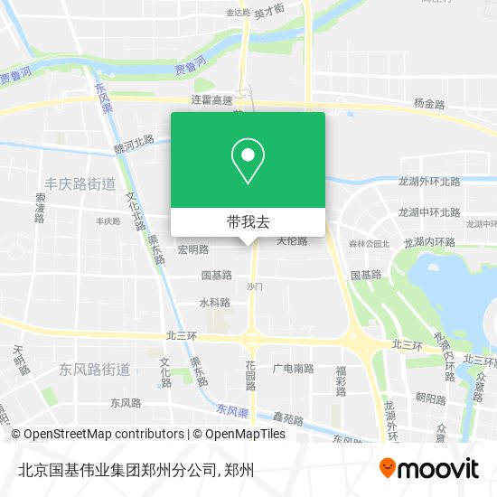 北京国基伟业集团郑州分公司地图
