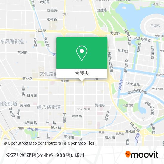爱花居鲜花店(农业路1988店)地图
