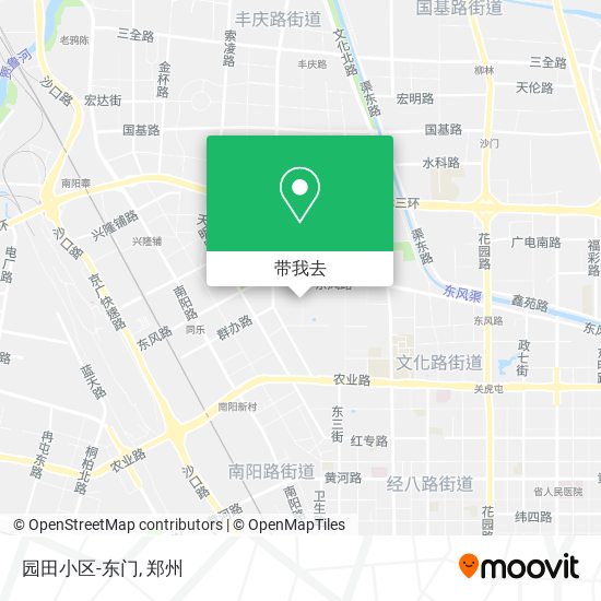 园田小区-东门地图