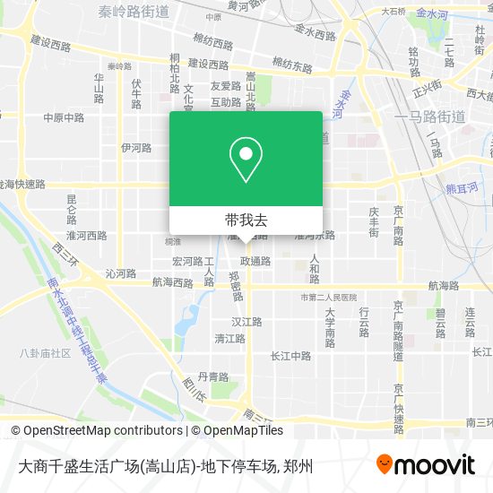 大商千盛生活广场(嵩山店)-地下停车场地图