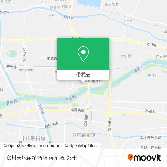 郑州天地丽笙酒店-停车场地图