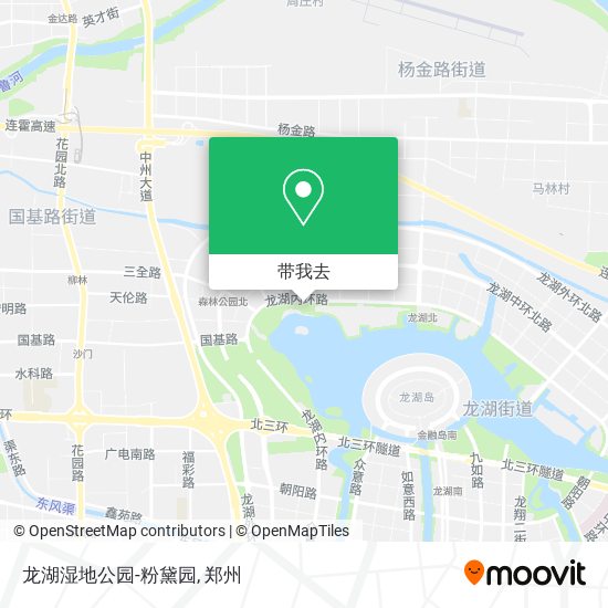 龙湖湿地公园-粉黛园地图