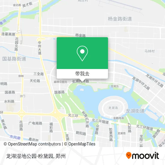 龙湖湿地公园-粉黛园地图