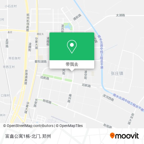 富鑫公寓1栋-北门地图