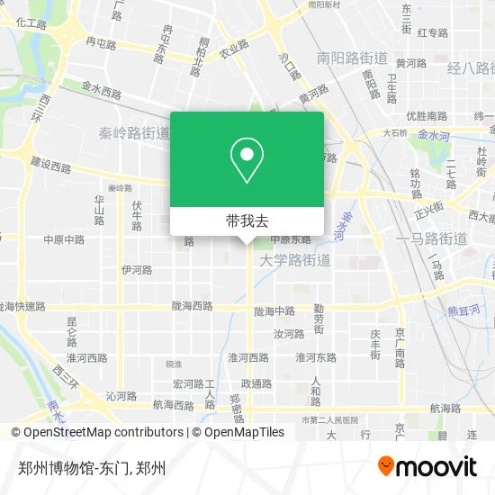 郑州博物馆-东门地图