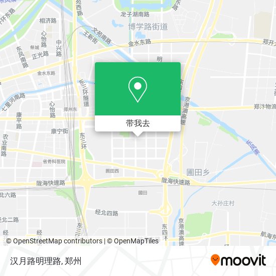 汉月路明理路地图