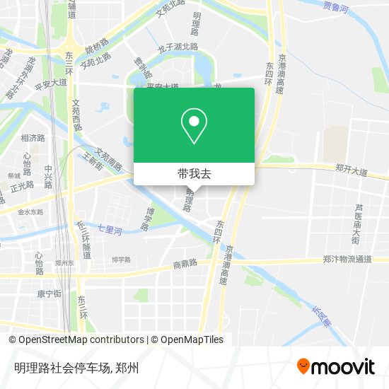 明理路社会停车场地图