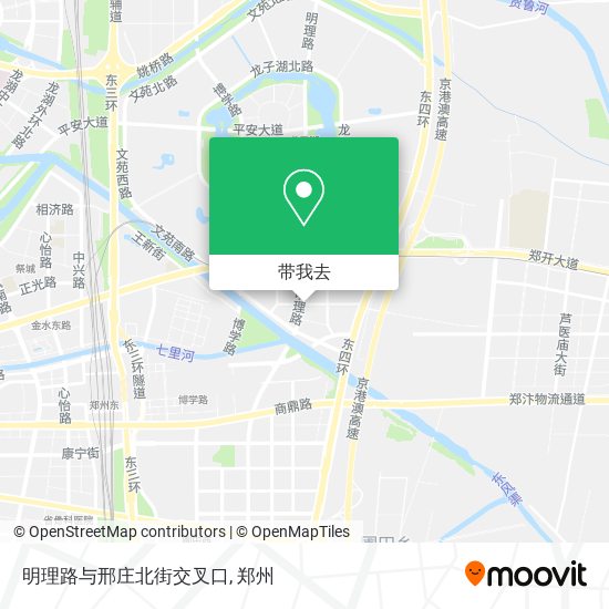 明理路与邢庄北街交叉口地图