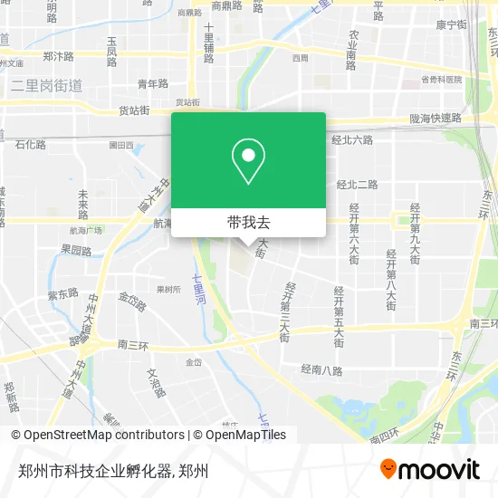 郑州市科技企业孵化器地图