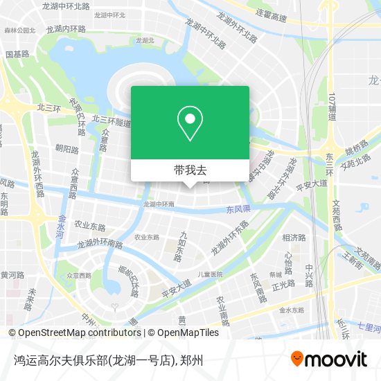 鸿运高尔夫俱乐部(龙湖一号店)地图