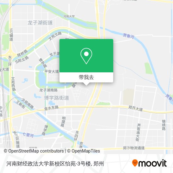 河南财经政法大学新校区怡苑-3号楼地图
