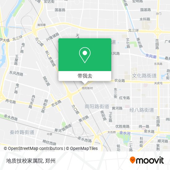 地质技校家属院地图