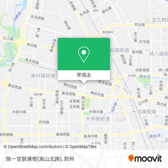 陈一堂肤康馆(嵩山北路)地图